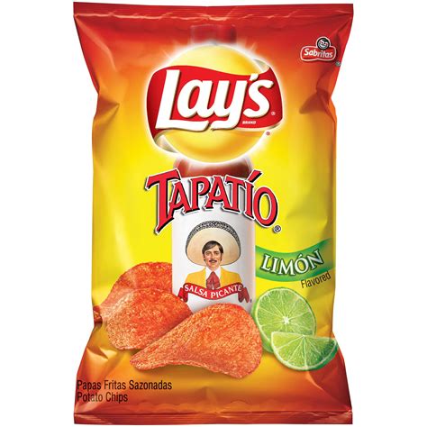 Lay's Tapatío Limon Potato Chips, 7 Oz. - Walmart.com - Walmart.com