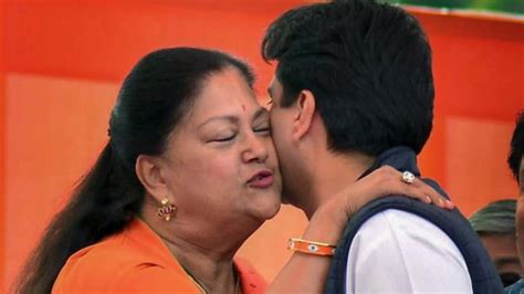 Good to be on same team: Ex-Rajasthan CM Vasundhara Raje welcomes ...