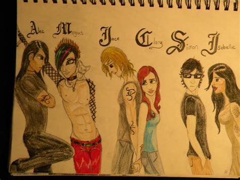 mortal instruments characters by rachelgirr20 on DeviantArt