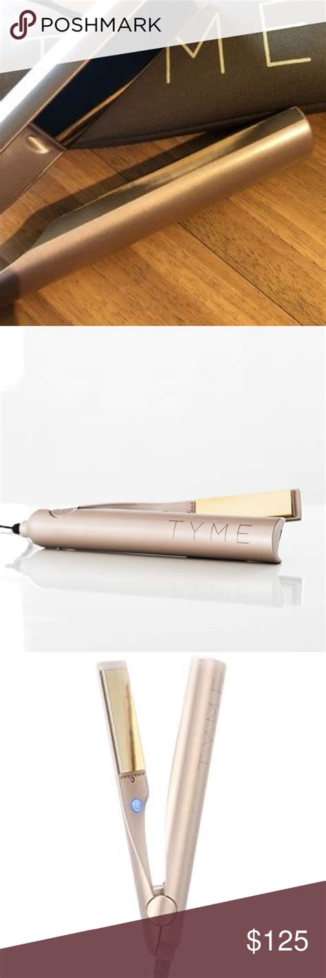 TYME Curling/Flat Iron Never used TYME iron. Comes with heat protective ...