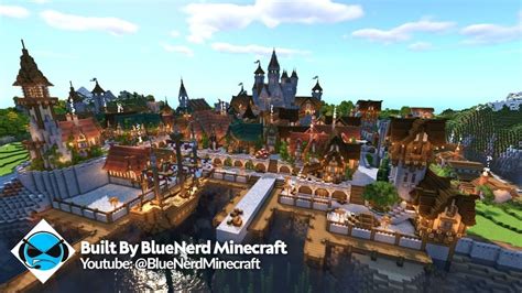 BlueNerd Minecraft on Instagram: “The Medieval Docks are finally ...