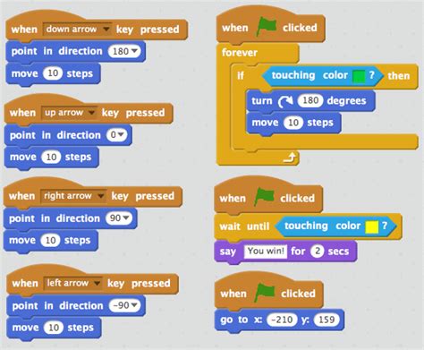 How To Make A Maze Game In Scratch 2 / Designing A Game Using Scratch 3 0 Mblock Blog : Then ...