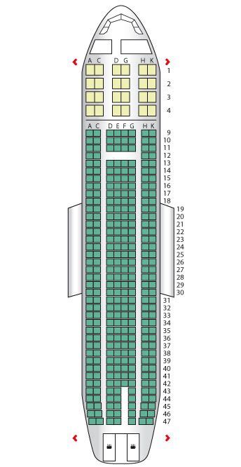 Seat plan for the Aer Lingus A330-200 | IRELAND | Pinterest | Planes