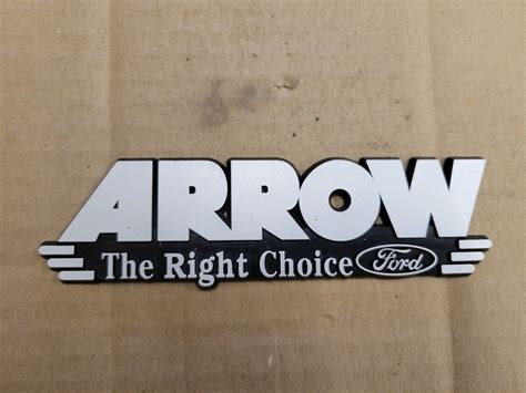 Arrow Ford Abilene Texas TX Car Dealership Dealer Emblem Badge Logo Nameplate | eBay