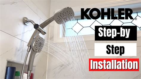 Kohler 3 in 1 Shower Head Installation | How to Dress Up a Bathroom on ...