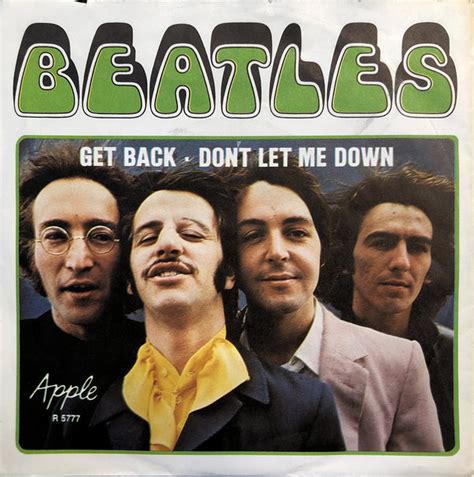 The Beatles - Get Back / Don't Let Me Down (1969, Vinyl) | Discogs