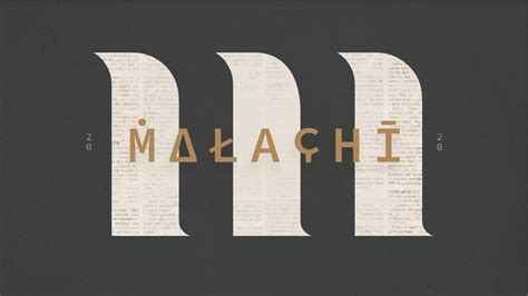 Malachi – Church Sermon Series Ideas