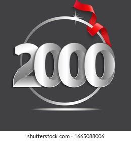 2000 Year Anniversary Logo Vector Template Stock Vector (Royalty Free) 1665088006 | Shutterstock