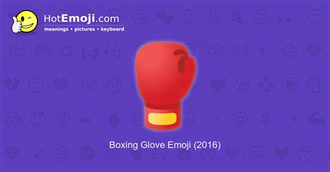 Boxing Glove Emoji Cut And Paste - Images Gloves and Descriptions ...