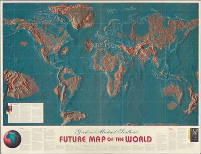 Map Of Earth In The Future - Allyce Maitilde