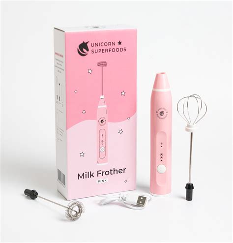 Handheld Milk Frother - Pink