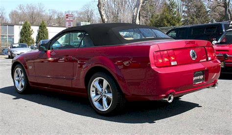 Redfire Red 2007 Ford Mustang GT Convertible