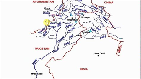 Map Indus River - Share Map