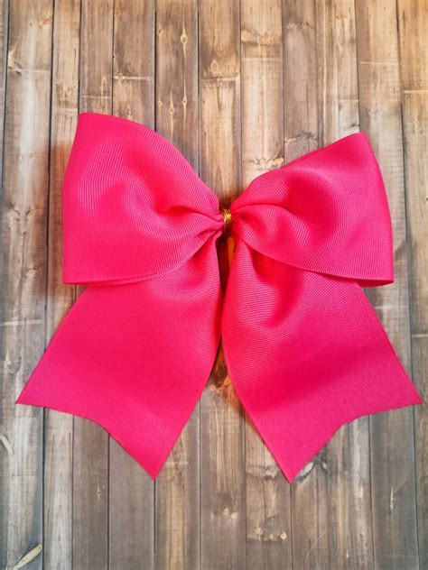 Hot Pink Cheer Bows Cheap Cheerleading Bows Oversized Hair - Etsy