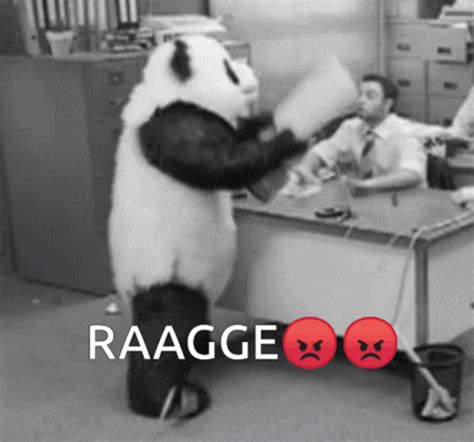 Panda Rage Monster GIF - Panda Rage Monster Smash - Discover & Share GIFs