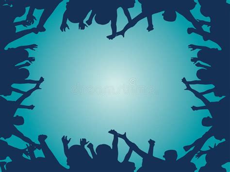 Crowd cheering vector stock vector. Illustration of party - 12150004