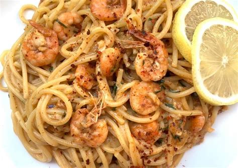 Resep Spaghetti shrimp alfredo oleh dheepalupy_ - Cookpad