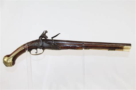 European French Dutch Flintlock Pistol Antique Firearms 002 | Ancestry Guns