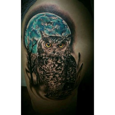 10 Clarifications On Night Owl Moon Tattoo | night owl moon tattoo in 2020 | Moon tattoo, Owl ...