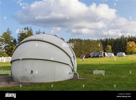 An observatory on the astronomy field at Cherry Springs State Park, an International Dark Sky ...