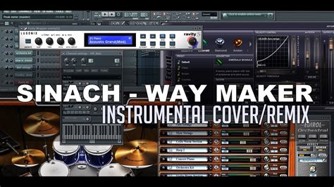 Sinach - Way Maker (Instrumental Cover/Remix) - FL Studio 11 - YouTube