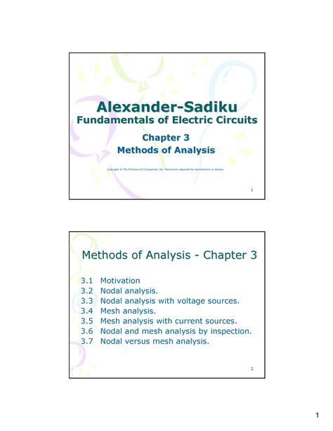 Alexander-Sadiku Fundamentals of Electric Circuits Chapter 3 - 1 ...