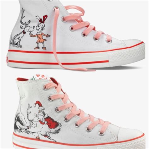 The Grinch Converse | Converse, Me too shoes, Converse chuck taylor ...