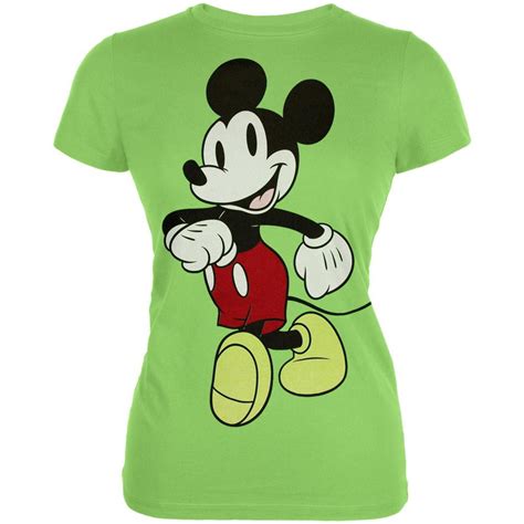 Mickey Mouse - Full Pose Juniors T-Shirt - Walmart.com