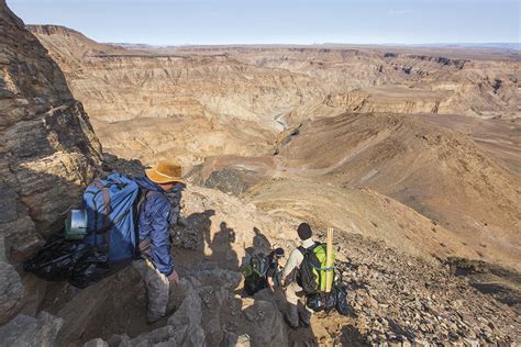 Hiking Fish River Canyon, Namibia