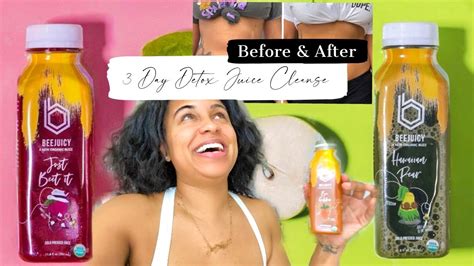 3 DAY DETOX JUICE CLEANSE VLOG | BEFORE & AFTER RESULTS | Lose Inches + Glowy Skin - YouTube