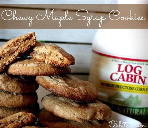 ~Chewy Maple Syrup Cookies! | Oh Bite It