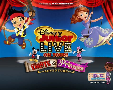 Disney Junior LIVE On Tour! Pirate & Princess Adventure August 2, 2013. On sale NOW! | Disney ...