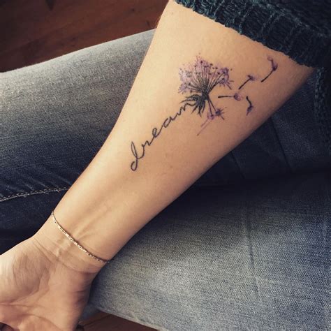 Meaningful Word Tattoo #meaningfulwordtattoowomen | Dandelion tattoo ...