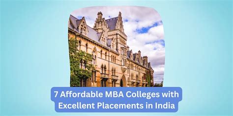 7 Affordable MBA Colleges with Excellent Placements