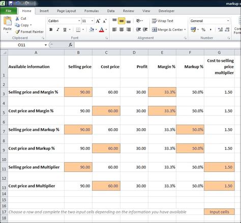 Markup Calculator | Double Entry Bookkeeping