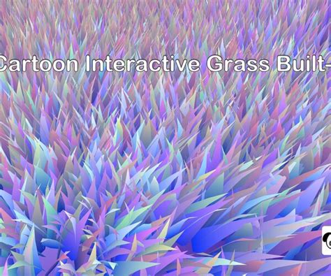 ArtStation - Unity Shader - Cartoon Interactive Grass built-in | Game ...