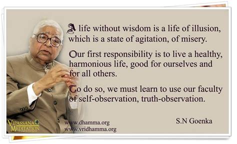 S.N. Goenka | Metaphysical spirituality, Vipassana meditation ...