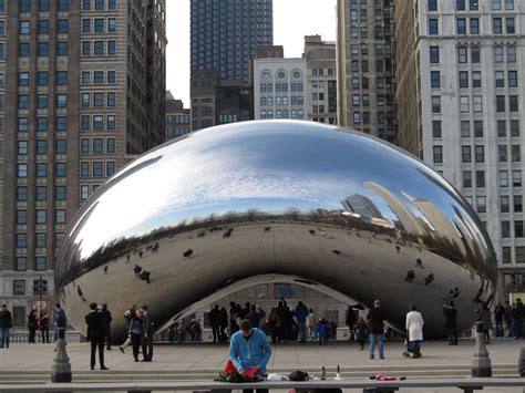 "The Bean" Chicago | Cloud gate, Landmarks, Clouds