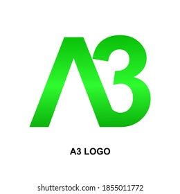 A3 Logo Vector Green Color Stock Vector (Royalty Free) 1855011772 ...