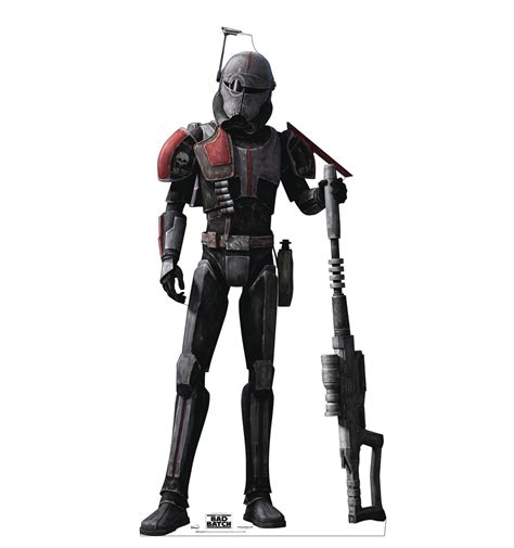 MAR219413 - STAR WARS BAD BATCH CROSSHAIR STANDEE - Previews World