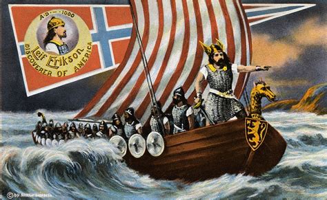 Leif Erikson - Discoverer of America | Vikings, America art, Norwegian vikings