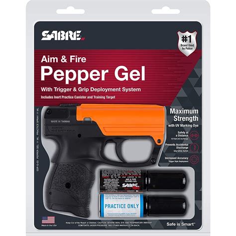 SABRE® Red Aim & Fire Reloadable Pepper Gel Gun - The Home Security Superstore