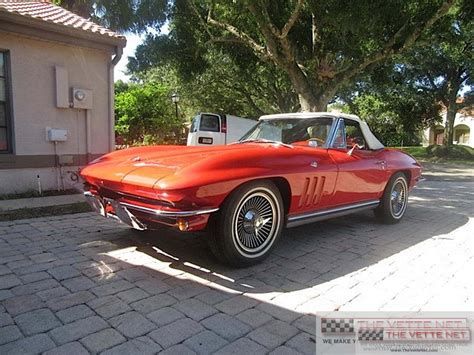 TheVetteNet.com - 1965 Corvette Convertible Red