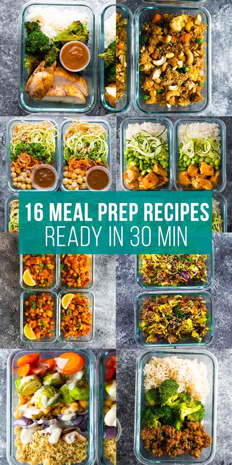 30 Minute Meal Prep Recipes | Sweet Peas and Saffron