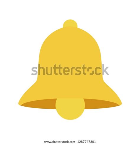 Yellow Bell Emoji Vector Stock Vector (Royalty Free) 1287747301 ...