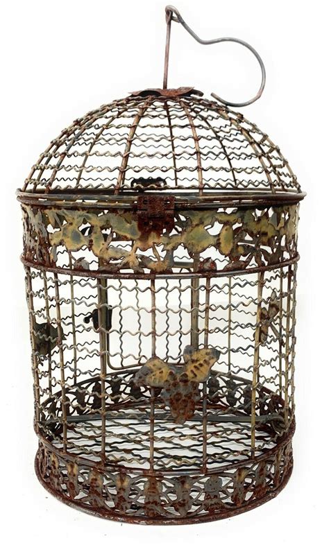 Decorative Antique Vintage Metal Bird Cage | Etsy