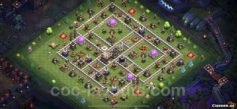 [Town Hall 11] TH11 War/Trophy base #9F54DBC4 [With Link] [0-2024] - Trophy Base - Clash of ...