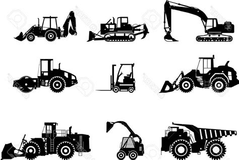 Heavy Equipment Vector at Vectorified.com | Collection of Heavy ...