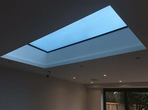 Frameless Toughened Triple Glazed Flat Roof Skylight | Gladwell Glass