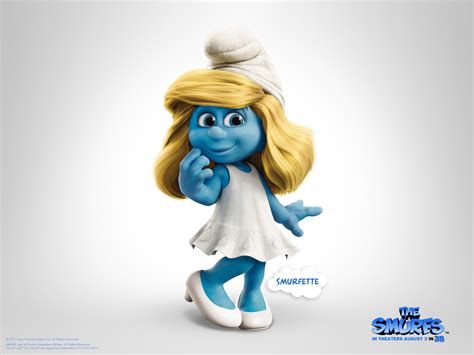 The Smurfs 3D Movie Poster Wallpapers ~ Cartoon Wallpapers